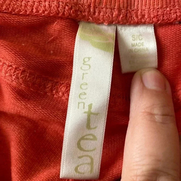 GreenTea Orange Crop Pants Lounge Set S - Picture 14 of 15